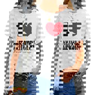 I Love Fried Chicken Women T-shirt | Mazezy