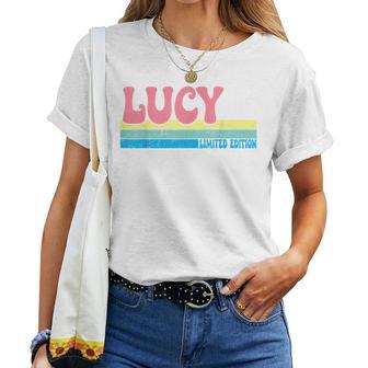 Lucy Nombre Personalizado Linda Idea Groovy Es Lucy Camiseta de mujer - Regaloses