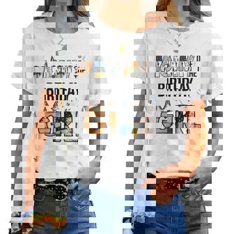 Mommy Of The Birthday Girl Party Blue Dog Lover Matching Women T-shirt - Thegiftio