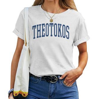 Theotokos Mary Mother Of God Orthodox Catholic Women T-shirt - Thegiftio UK