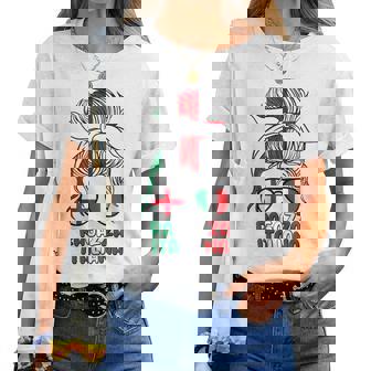 Ragazza Italiana Half English Half Italian Girl Bandera De Italia Camiseta de mujer - Regaloses