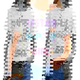 Sister Of The K-Pop Birthday Girl Women T-shirt - Thegiftio