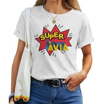 Super Àvia Dia De La Mare Abuela Iaiauper Dona Camiseta de mujer - Regaloses