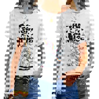 Team Future Mariée Evjf Humour Mariage Bride Licorne T-shirt femme - Cadeauxyz