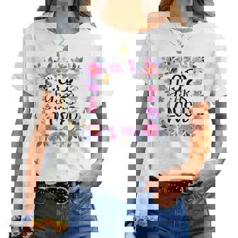 フローラル 92歳 誕生日プレゼント 男性 女性 92歳 愛用 レディースTシャツ - Kawaiitshirt