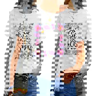 フローラル 93歳 誕生日プレゼント 男性 女性 93歳 愛用 レディースTシャツ - Kawaiitshirt