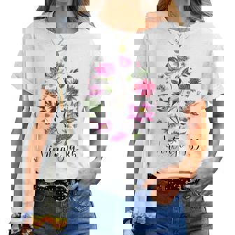 ヴィンテージ 1935年 蓮の花 日本の鶴 鳥 89歳の誕生日 レディースTシャツ - Kawaiitshirt