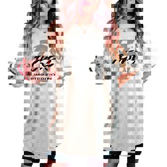 66歳の誕生日 男性 女性 66歳 1960年 面白い ギフト レディースオーバーサイズコンフォートTシャツ - Kawaiitshirt