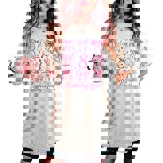 Cute It's My 8 Bday Coquette Bow 8Th Birthday Girls Women's Oversized Comfort T-shirt - Monsterry