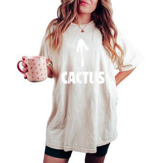 Divertido Traje De Cactus Y Disfraz De Cactus Camiseta extragrande cómoda para mujer - Regaloses