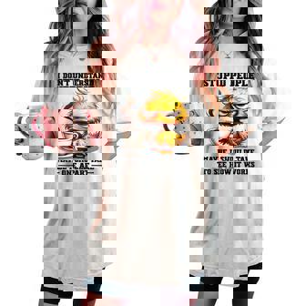 Duck I Don't Understand Stupid People Maybe I Should Take Women's Oversized Comfort T-shirt - Monsterry