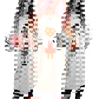 Goes To School Brave Girl Black History Month African Women's Oversized Comfort T-shirt - Thegiftio