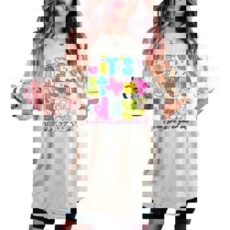 It's Staar Day Dont Stress Do Your Best Test Day Teacher Women's Oversized Comfort T-shirt - Monsterry