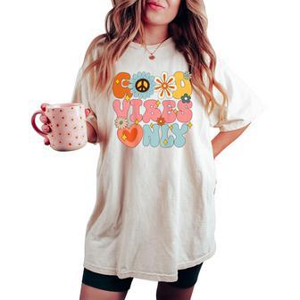 Jolie Chemise Groovy Pour S Et Enfants Filles Des Années 70 Daisy Flower Girl T-shirt oversize confortable pour femme - Cadeauxyz