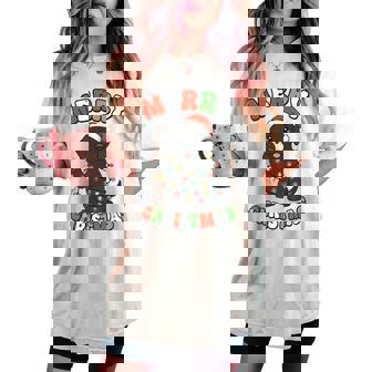 Labrador Christmas Pajamas For Merry Christmas Women's Oversized Comfort T-shirt | Seseable CA