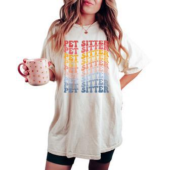 Mascotaitterentado Groovy Camiseta extragrande cómoda para mujer - Regaloses