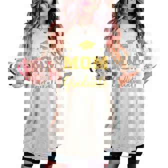 Mom Senior 2026 Proud Mom Of A 2026 Graduate Done 2026 Women's Oversized Comfort T-shirt - Monsterry