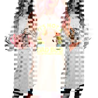 Vintage Its Not Dad Bod Father Figure Sloth Daddy Papa Women's Oversized Comfort T-shirt - Monsterry