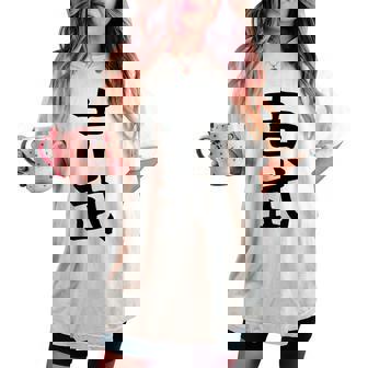 【吉武】苗字 名字 名入れ 家族お揃い 女性 男性 子供 面白い 名前 おもしろ 服 ギャグ ネタ ウケ狙い レディースオーバーサイズコンフォートTシャツ - Kawaiitshirt