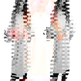 鳩 動物 男性 女性 モチーフ 恋人 自由 デザイン 平和 レディースオーバーサイズコンフォートTシャツ - Kawaiitshirt