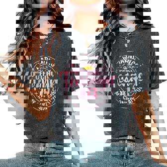 13Th Birthday Girl Official Nager 13 Year Old Birthday Women's Oversized Comfort T-Shirt | Seseable FR