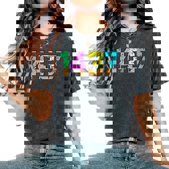 1437 I Love You Forever Meme Sweet Ice Cream Valentine Women's Oversized Comfort Colors T-Shirt | Mazezy