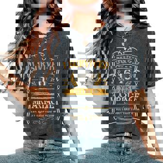 16Th Wedding Anniversary Couples For Husband And Wife Women's Oversized Comfort T-Shirt - Thegiftio