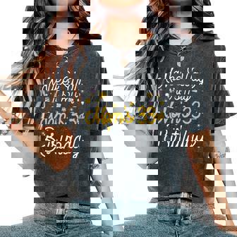 33 歳 母の誕生日 It's My Mom's 33Rd Birthday 長袖tシャツ レディースオーバーサイズコンフォートTシャツ - Kawaiitshirt