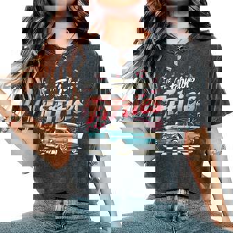 50S ロカビリー 1950年代 The Fabulous Fifties ロックンロール レディースオーバーサイズコンフォートTシャツ - Kawaiitshirt