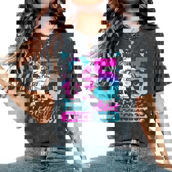 5Th Birthday Girl 5 Year Old 5 Birthday Girl Women's Oversized Comfort T-Shirt - Seseable