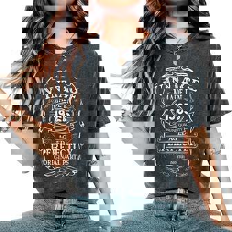 60Th Birthday Retro Vintage Man Woman 1965 Women's Oversized Comfort T-Shirt - Thegiftio