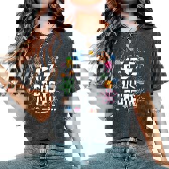 67 Days Later 67Th Day Of School 67 Meme Teacher Student Women's Oversized Comfort T-Shirt | Seseable FR