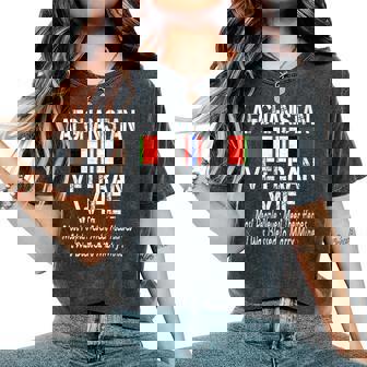 Afghanistan Veteran Wife Afghan Vet Spouse Women's Oversized Comfort Colors T-Shirt | Mazezy