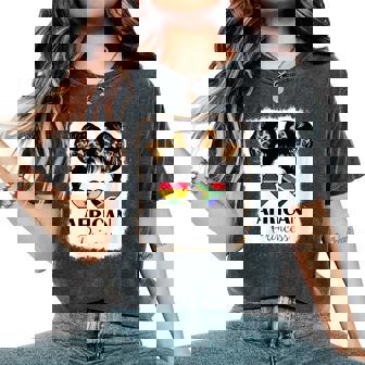 African Princess Ghana And South Africa Girl Africa Roots Women's Oversized Comfort Colors T-Shirt | Mazezy