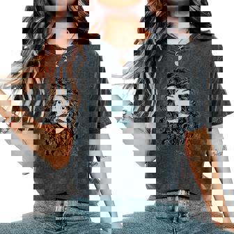 Amazing Girl Face For Mustache Beard Lovers Women's Oversized Comfort Colors T-Shirt | Mazezy