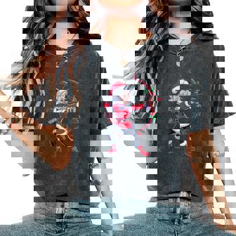 Archer De Noëlagittaire Zodiaque Chasseur Deacances Mignon T-shirt oversize confortable pour femme - Cadeauxyz