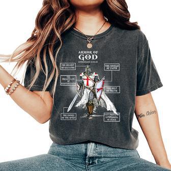 Armor Of God Knight Templar Christian Women's Oversized Comfort T-Shirt - Thegiftio UK