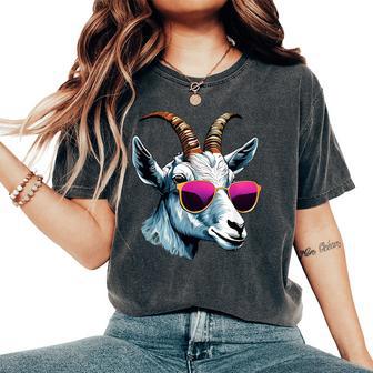 Arte Di Capra Per Uomini Donne Fattoria Animali Domestici Amante Delle Capre T-shirt comoda oversize da donna - Novitaregali