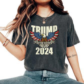 Asesinato De Trump Que Te Perdiste Mayordomoangrante Pa Trump Cuello Camiseta extragrande cómoda para mujer - Regaloses