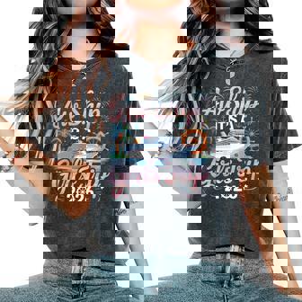 Aw Ship It's A Girls Trip 2026 Girl Cruise Vacation Trip Women's Oversized Comfort T-Shirt - Thegiftio