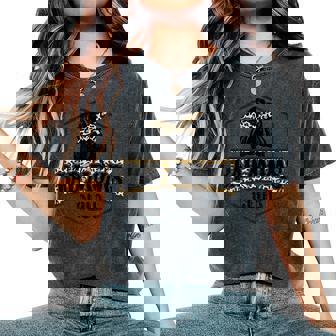 Bad Moms Club Divertente Mammaita Retro Leopard Bad Moms T-shirt comoda oversize da donna - Novitaregali