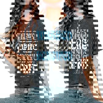 Baptism Christian Baptized Washed In Grace Acts 22 Women's Oversized Comfort T-Shirt - Monsterry