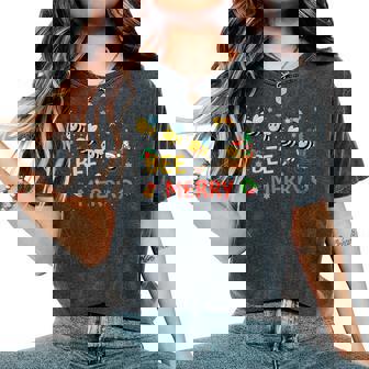 Bee Merry Christmas Beekeeper Xmas Holiday Santa Sleigh Ride Women's Oversized Comfort T-Shirt - Monsterry