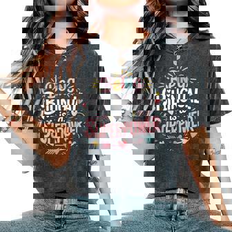 Being Bilingual Is A Superpower Esl Teacher School Women's Oversized Comfort T-Shirt | Seseable CA