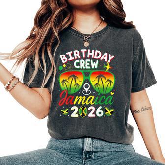 Birthday Crew Jamaica 2026 Family Reunion & Girls Trip Women's Oversized Comfort T-Shirt - Thegiftio UK