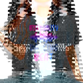 Bisexuality Dancing To Your Own Beat Bi Bisexual Pride Month Women's Oversized Comfort Colors T-Shirt | Mazezy