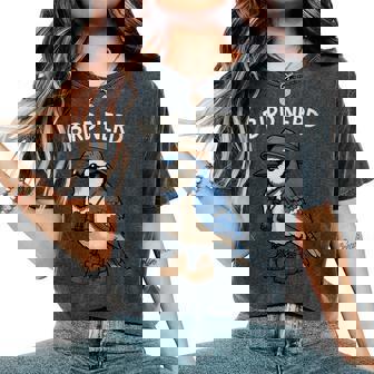 Blue Jay Birder Explorer Birdwatching Nature Women's Oversized Comfort Colors T-Shirt | Mazezy