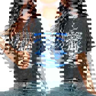 Boating Boat Captain Boater 90s Bootleg But Did We Sink Women's Oversized Comfort Colors T-Shirt | Mazezy