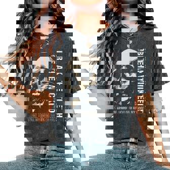 Break The Th Of The Wicked Christian Psalm 3 Women's Oversized Comfort T-Shirt | Seseable FR