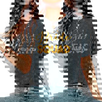 Bridequad Evjf Team Mariée Enterrement Jeune Fille T-shirt oversize confortable pour femme - Cadeauxyz